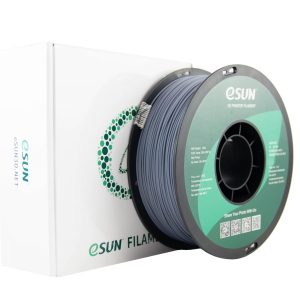 גליל פילמנט +PLA מתוצרת eSun בצבע כסף 1.75 מ"מ - 1 ק"ג