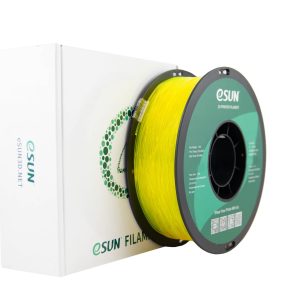 גליל פילמנט PLA מתוצרת eSun בצבע צהוב שקוף 1.75 מ"מ - 1 ק"ג