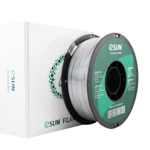 גליל פילמנט משי eSILK PLA איכותי מתוצרת eSUN בצבע כסף 1.75 מ"מ  - 1 ק"ג