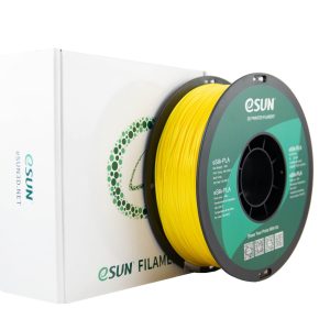 גליל פילמנט משי eSILK PLA איכותי מתוצרת eSUN בצבע צהוב 1.75 מ"מ  - 1 ק"ג