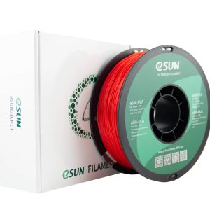 גליל פילמנט משי eSILK PLA איכותי מתוצרת eSUN בצבע אדום 1.75 מ"מ  - 1 ק"ג