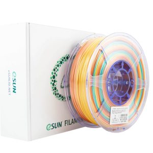 גליל פילמנט משי מחליף צבעים eSILK PLA מתוצרת eSUN במשקל 1 ק"ג