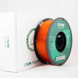 גליל פילמנט eTPU-95A איכותי מתוצרת eSUN בצבע כתום שקוף 1.75 מ"מ – 1 ק"ג