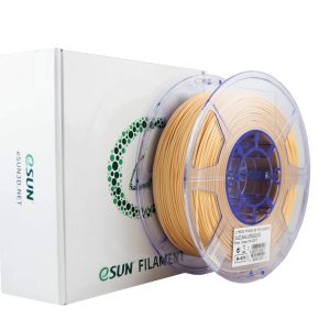 גליל פילמנט PLA WOOD מתוצרת eSun בצבע עץ טבעי 1.75 מ"מ - 1 ק"ג