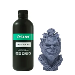 חומר גלם שרף למדפסת תלת מימד  Pla Pro תוצרת eSUN - צבע אפור 1 ליטר