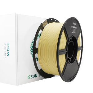 גליל פילמנט Matte PLA מתוצרת eSun בצבע צהוב פסטל מט 1.75 מ"מ - 1 ק"ג