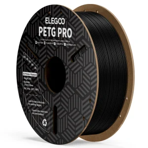 גליל פילמנט מסוג PETG Pro מתוצרת Elegoo - בצבע שחור – 1.75mm 1KG