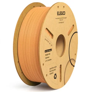 גליל פילמנט מסוג PLA מתוצרת Elegoo - בצבע כתום  - גליל פלסטיק -  1.75mm 1KG