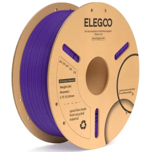 גליל פילמנט מסוג PLA מתוצרת Elegoo - בצבע סגול  - גליל פלסטיק -  1.75mm 1KG