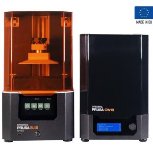 מדפסת תלת מימד ועמדת שטיפה ואיחוי Prusa SL1S SPEED + CW1S - ערכה מלאה לעבודה