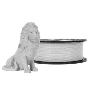 גליל פילמנט מסוג PLA מתוצרת פרוסה PRUSA באיכות הטובה בעולם בצבע שיש אפור - Prusament 1KG