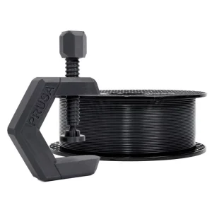 גליל פילמנט מסוג PETG מתוצרת פרוסה PRUSA באיכות הטובה בעולם - בצבע שחור מט - Prusament 1KG