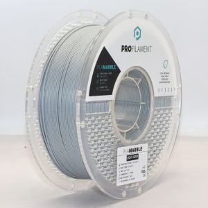 גליל פילמנט מסוג PLA Marble מתוצרת ProFilament באיכות הטובה בעולם בצבע אבן שיש אפור – 1.75mm 1KG