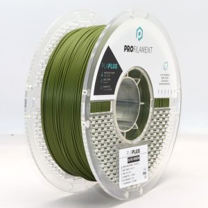 גליל פילמנט מסוג PLA Plus מתוצרת ProFilament באיכות הטובה בעולם בצבע ירוק זית – 1.75mm 1KG