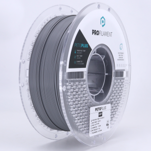 גליל פילמנט מסוג +PETG משודרג מתוצרת ProFilament - באיכות הטובה בעולם בצבע אפור - 1.75mm 1KG