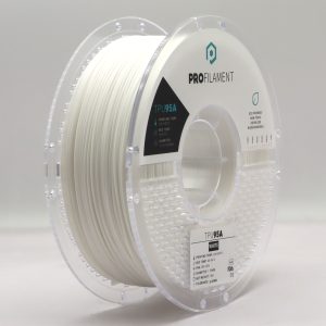 פילמנט TPU 95A – ProFilament בצבע לבן - 1 ק"ג 1.75 -  גמיש, עמיד, מקצועי - עכשיו במחיר היכרות
