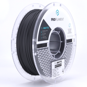 גליל פילמנט מסוג PLA Matte מתוצרת ProFilament באיכות הטובה בעולם בצבע אפור גרפיט מט – 1.75mm 1KG