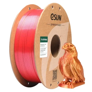 גליל פילמנט Dual-Color Silk PLA Magic איכותי מתוצרת eSUN דו גווני בצבעי זהב ואדום 1.75 מ"מ - 1 ק"ג
