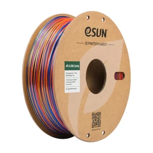 גליל פילמנט Triple-Color Silk PLA Candy איכותי מתוצרת eSUN תלת גווני בצבעי אדום-כחול-זהב 1.75 מ"מ - 1 ק"ג