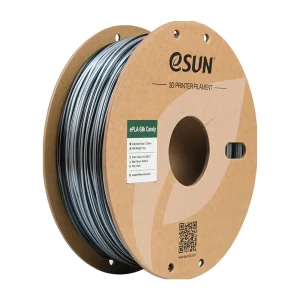 גליל פילמנט Dual-Color Silk PLA Candy איכותי מתוצרת eSUN דו גווני בצבעי כסף-שחור 1.75 מ"מ - 1 ק"ג