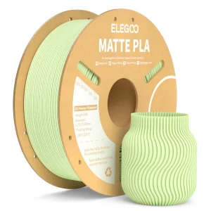 גליל פילמנט מסוג PLA מתוצרת Elegoo - בצבע ירוק מנטה מט  - גליל פלסטיק -  1.75mm 1KG