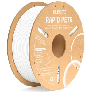גליל פילמנט מסוג Elegoo Rapid PETG - בצבע לבן - 1.75mm 1KG