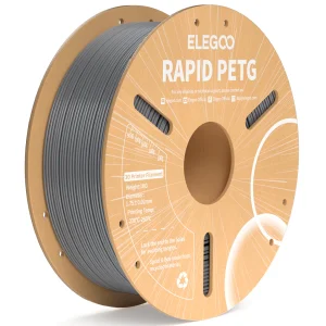 גליל פילמנט מסוג Elegoo Rapid PETG - בצבע אפור - 1.75mm 1KG