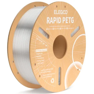 גליל פילמנט מסוג Elegoo Rapid PETG - בצבע שקוף - 1.75mm 1KG