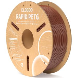 גליל פילמנט מסוג Elegoo Rapid PETG - בצבע חום - גליל מפלסטיק - 1.75mm 1KG
